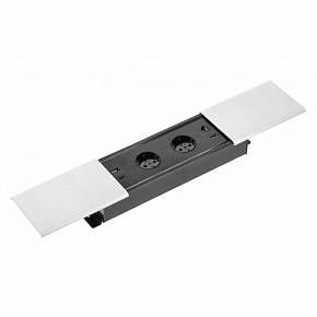Блок розеток врезной PRESTINO 2 розетки AE-PB2SPRES-10 (Schuko), 2xUSB A+C, RJ45, HDMI, белый, с проводом 1,5 м — купить оптом и в розницу в интернет магазине GTV-Meridian.